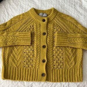 Everlane Cloud Cardigan in Ochre